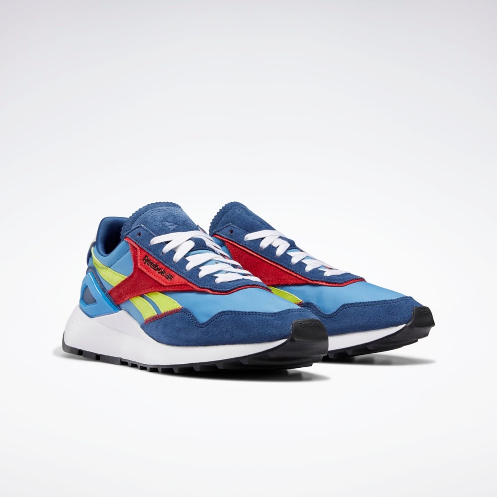 Reebok Classic Leather Legacy AZ Shoes Azules Amarillo Azules | 30DZUJSMI