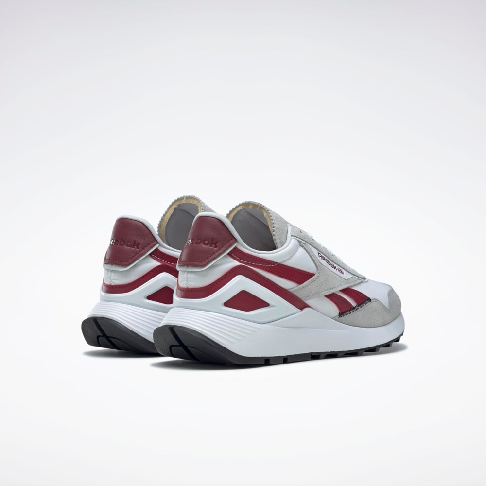 Reebok Classic Leather Legacy AZ Shoes Blancas Gris Burdeos | 21GZSQABM