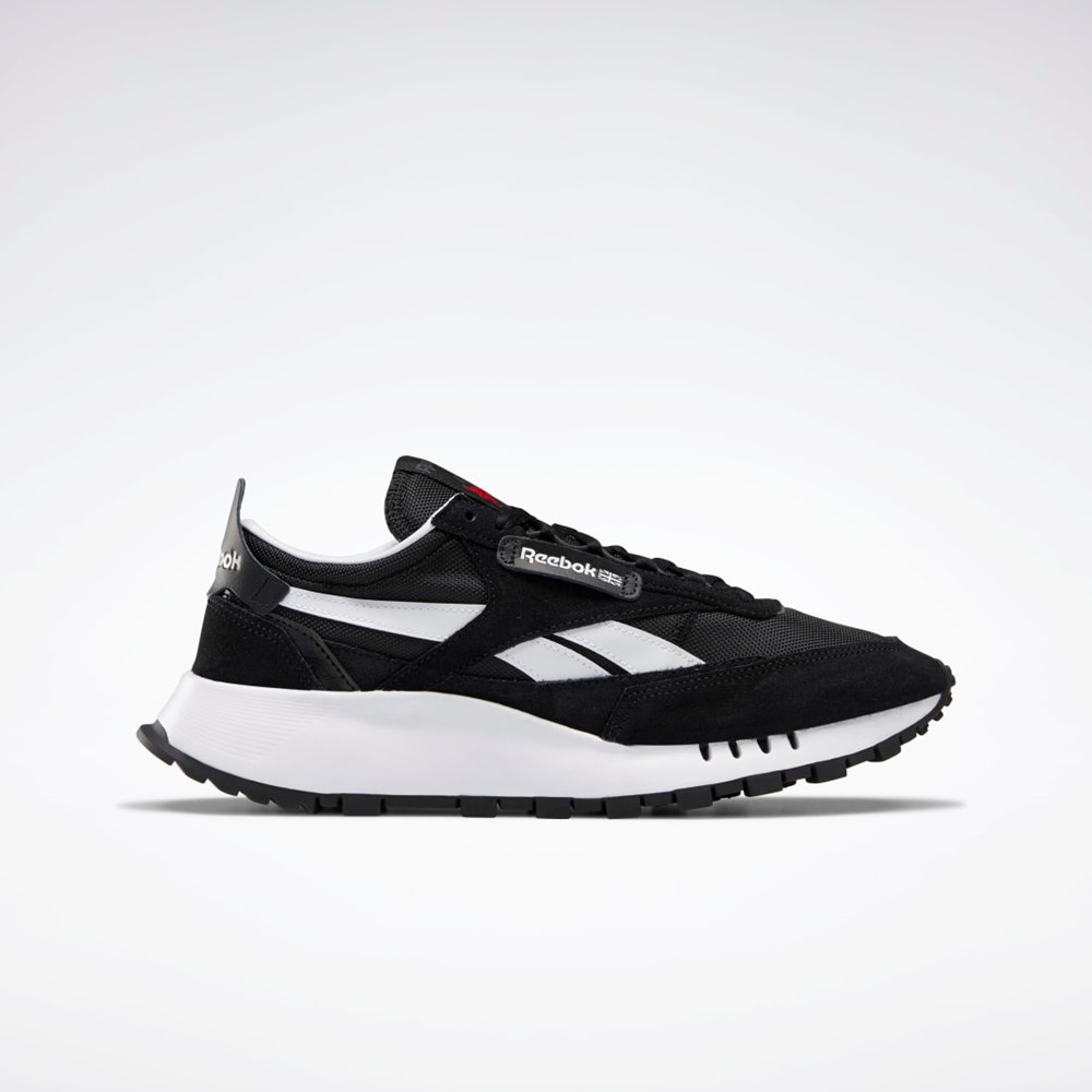 Reebok Classic Leather Legacy Shoes Negras Gris Rojas | 75ROGXSQC