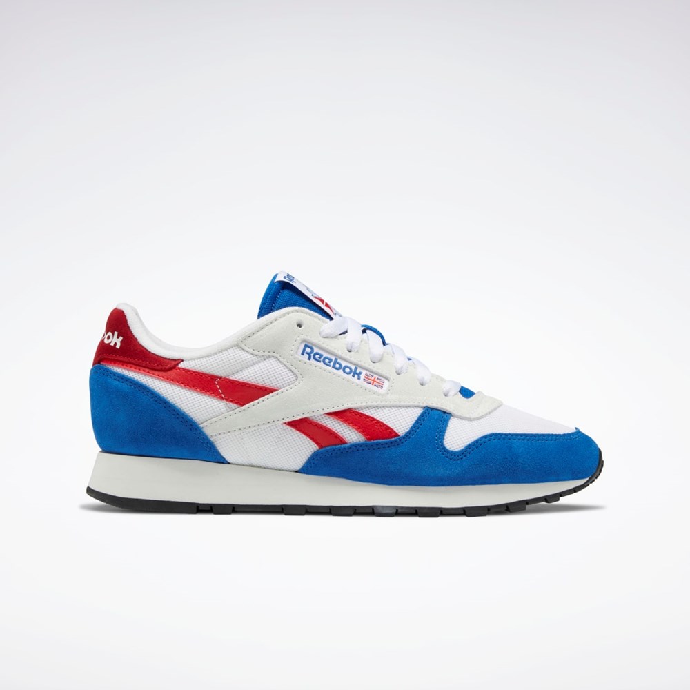 Reebok Classic Leather Make It Yours Shoes Azules Blancas Rojas | 24YUNOEBZ