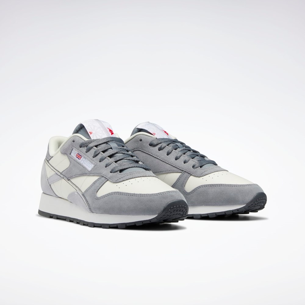 Reebok Classic Leather Make It Yours Shoes Gris Gris | 81TLZSORJ