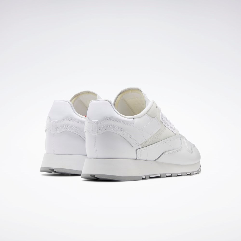 Reebok Classic Leather Make It Yours Shoes Blancas Gris | 90CQEGMJA