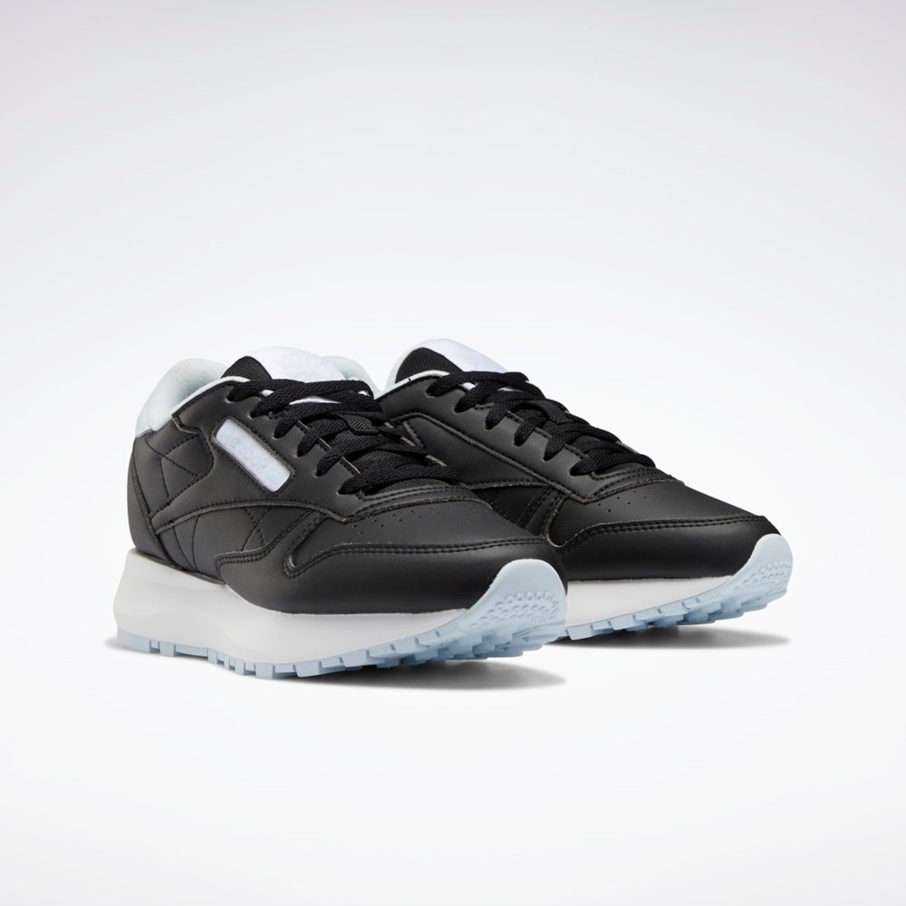 Reebok Classic Leather SP Shoes - Grade School Negras Azules Blancas | 08BUGYESF