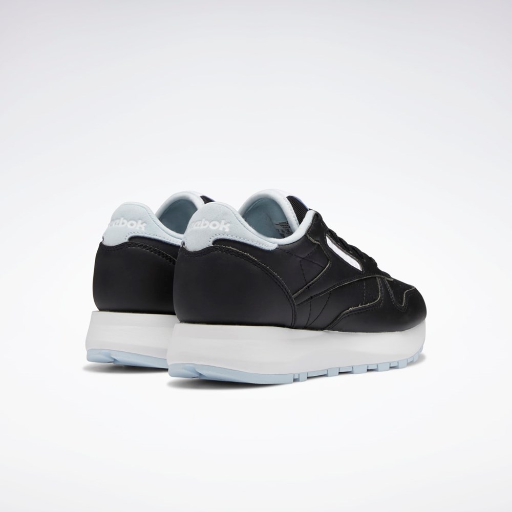 Reebok Classic Leather SP Shoes - Grade School Negras Azules Blancas | 08BUGYESF