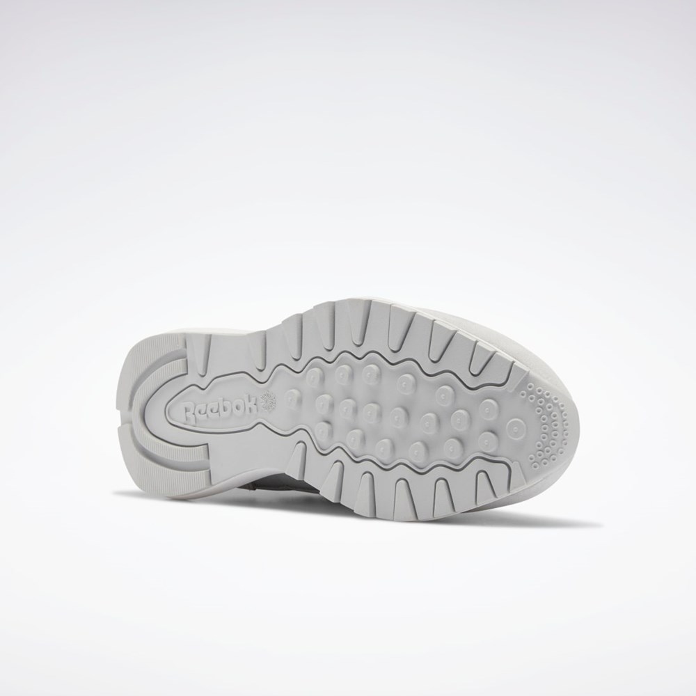 Reebok Classic Leather SP Shoes Gris Gris Verde Menta | 70QTZHWSJ