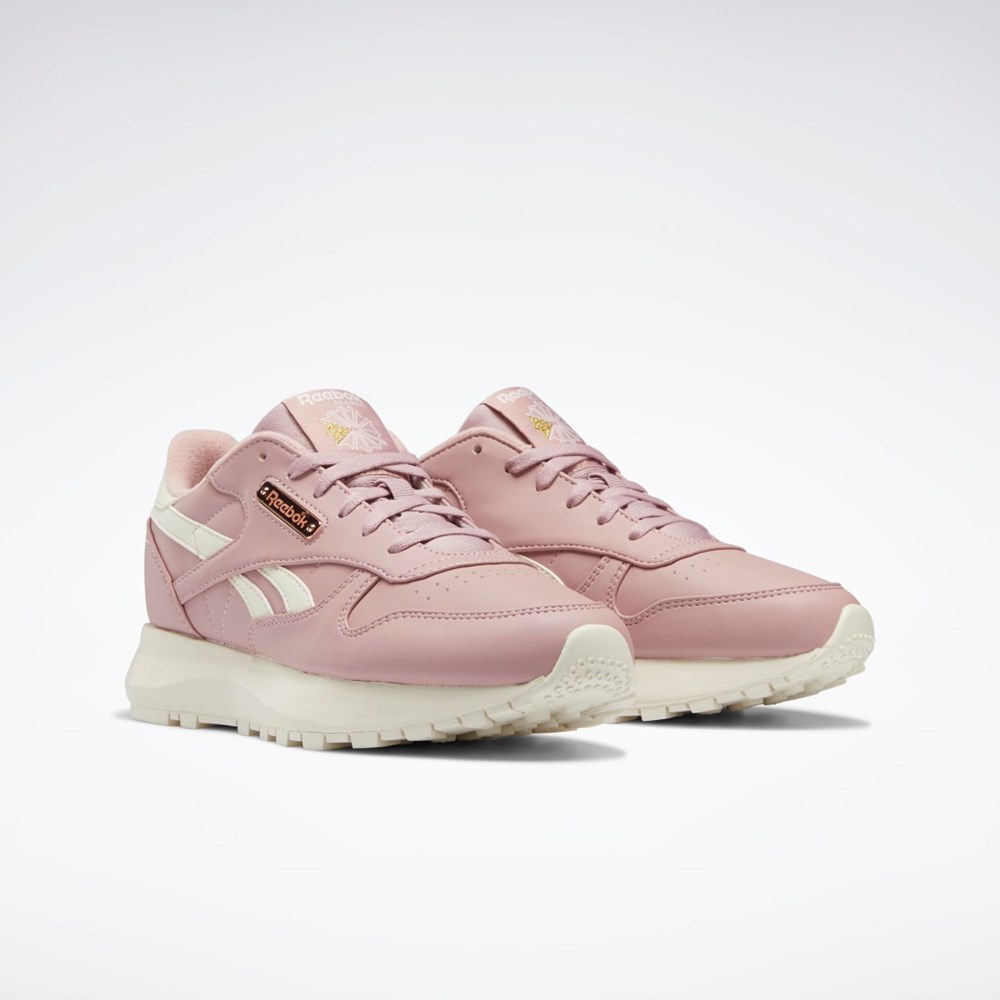 Reebok Classic Leather SP Shoes Rosas Rosas Blancas | 41KZFTQIG