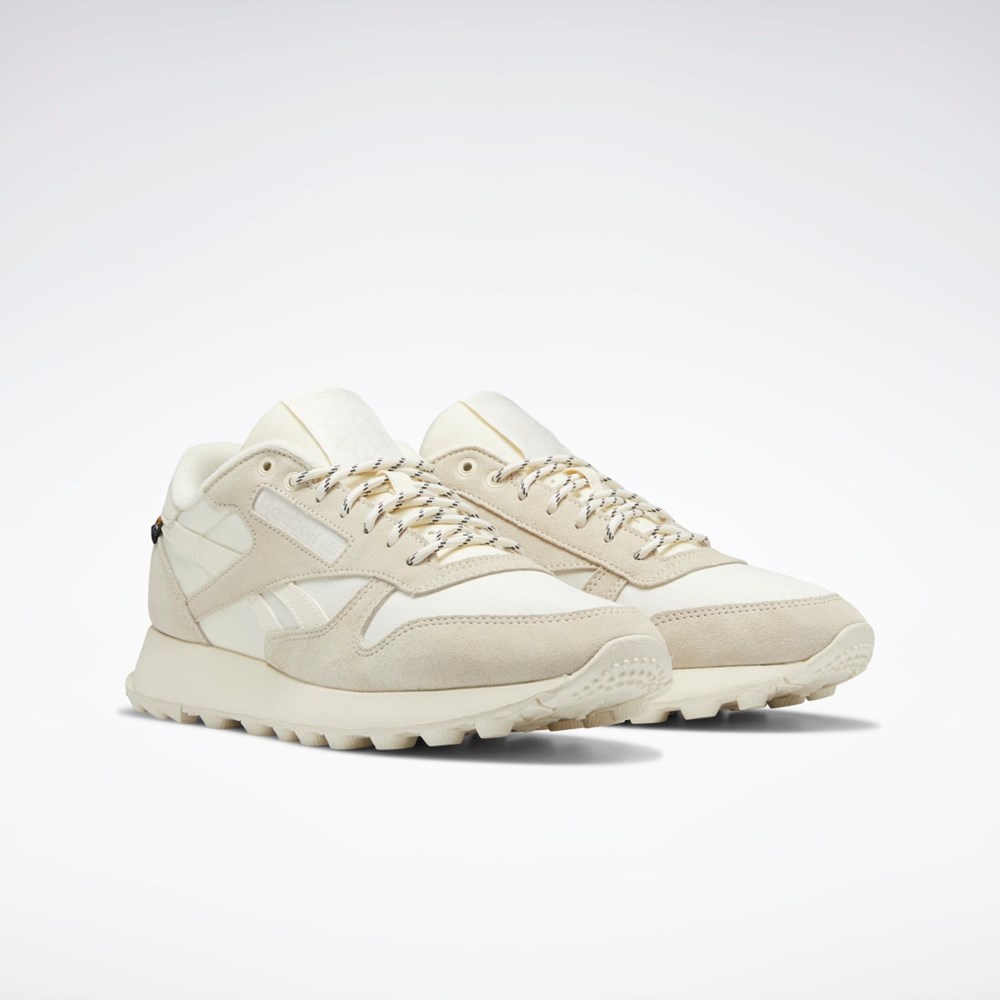 Reebok Classic Leather Shoes Blancas Blancas | 06KEHNULC