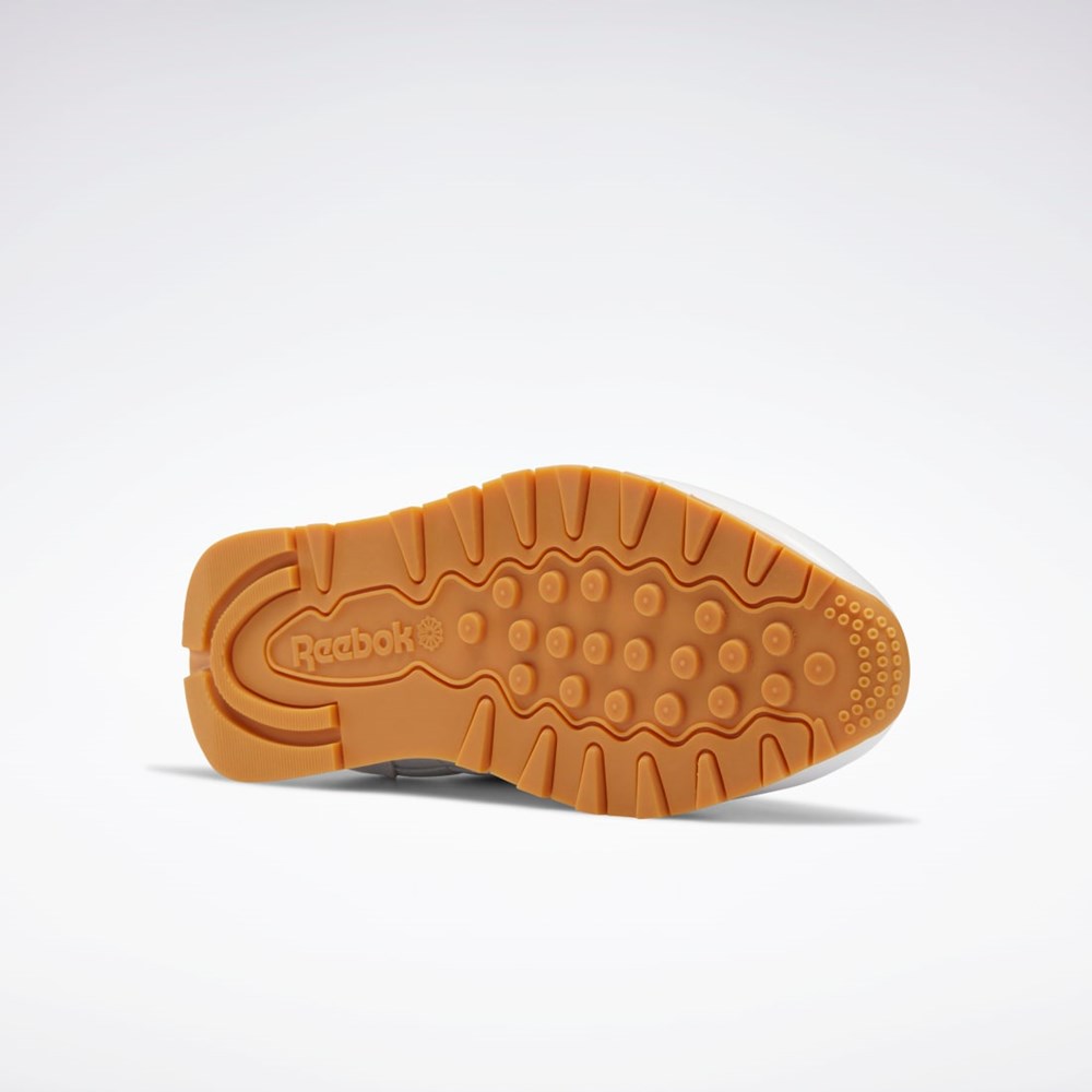 Reebok Classic Leather Shoes Blancas Gris | 09FNXDMWQ