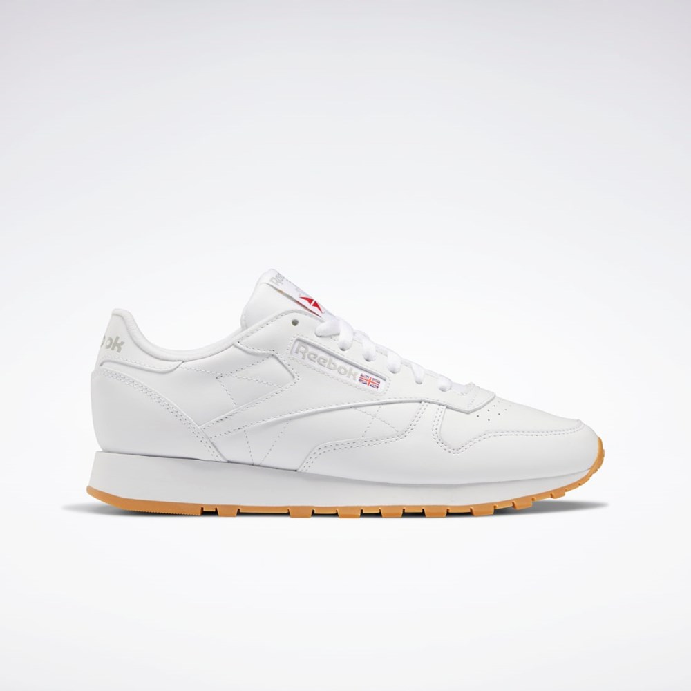 Reebok Classic Leather Shoes Blancas Gris | 09FNXDMWQ