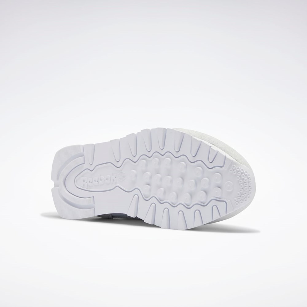 Reebok Classic Leather Shoes Blancas Gris Gris | 36INMJKZU