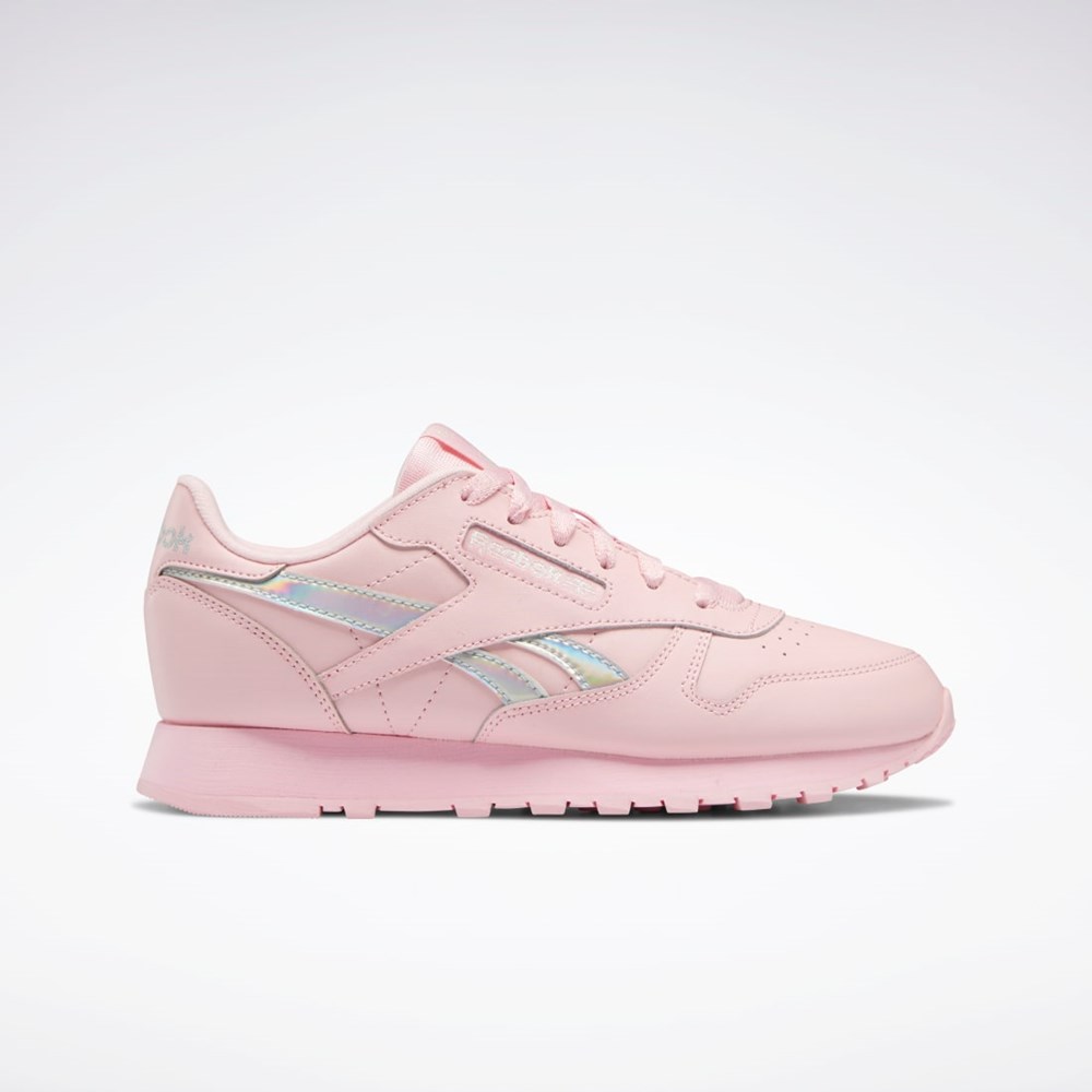 Reebok Classic Leather Shoes - Grade School Rosas Rosas Rosas | 65RFMBWXH