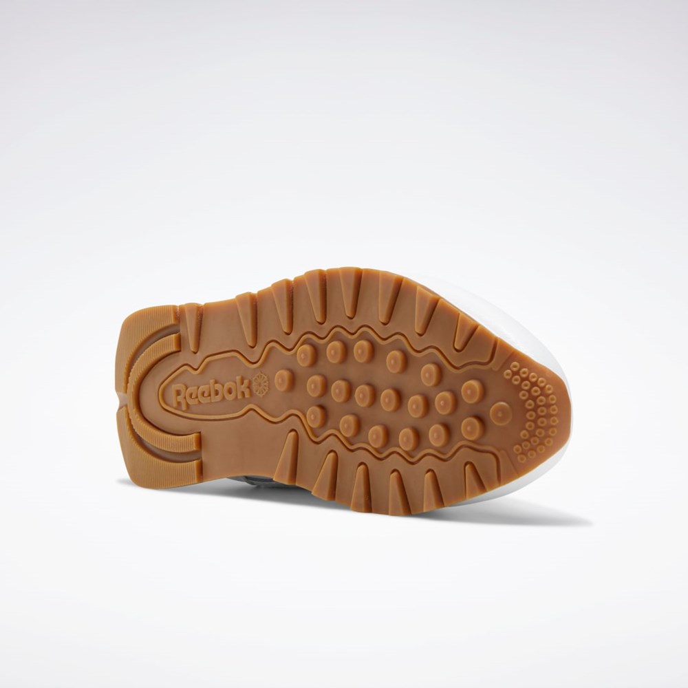 Reebok Classic Leather Shoes - Grade School Blancas Blancas | 68YJSNXZD
