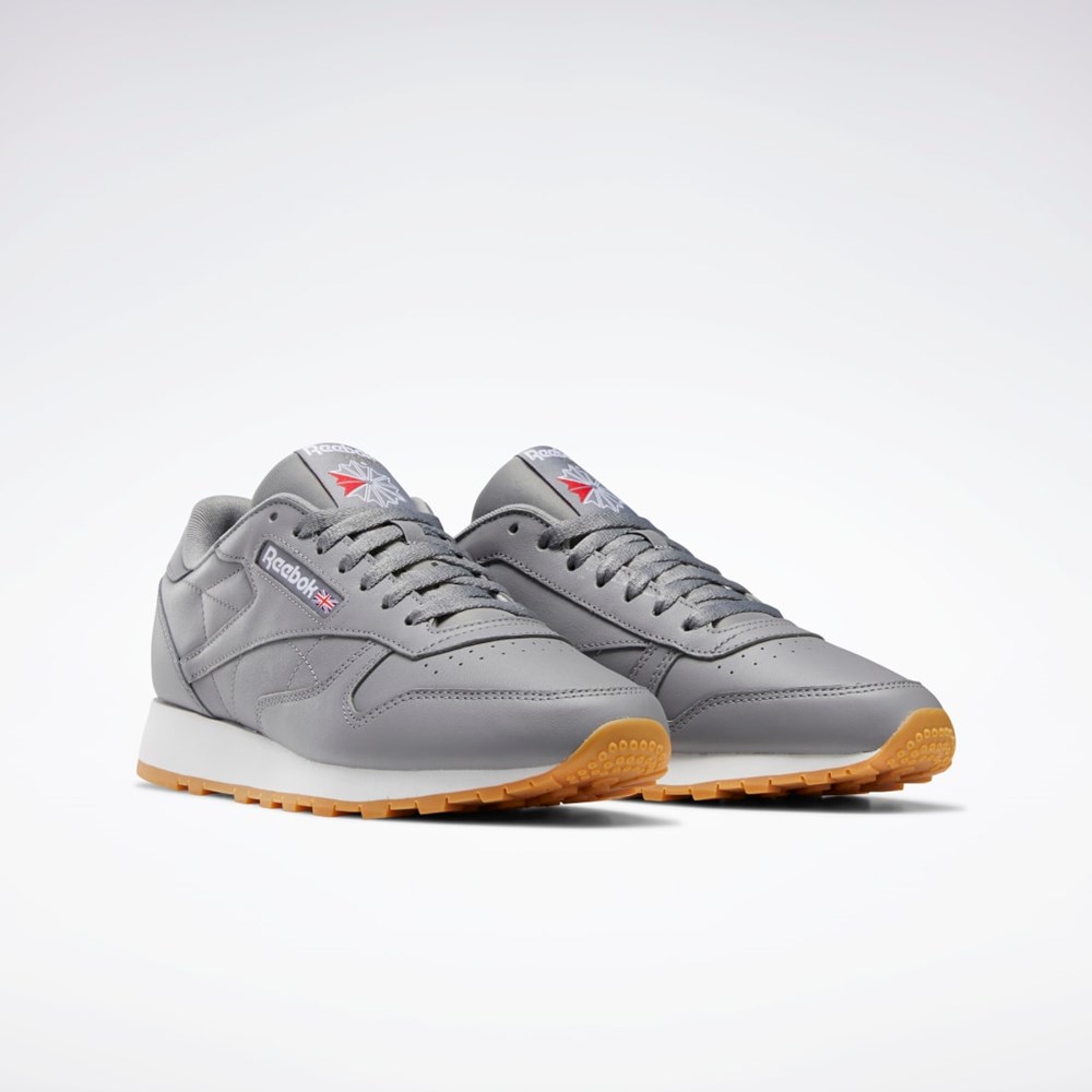 Reebok Classic Leather Shoes Gris Blancas | 72DGTHNAQ