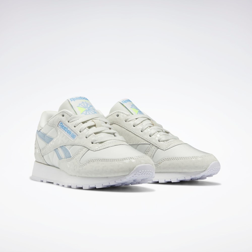 Reebok Classic Leather Shoes Gris Blancas Gris | 87KPHYFAQ