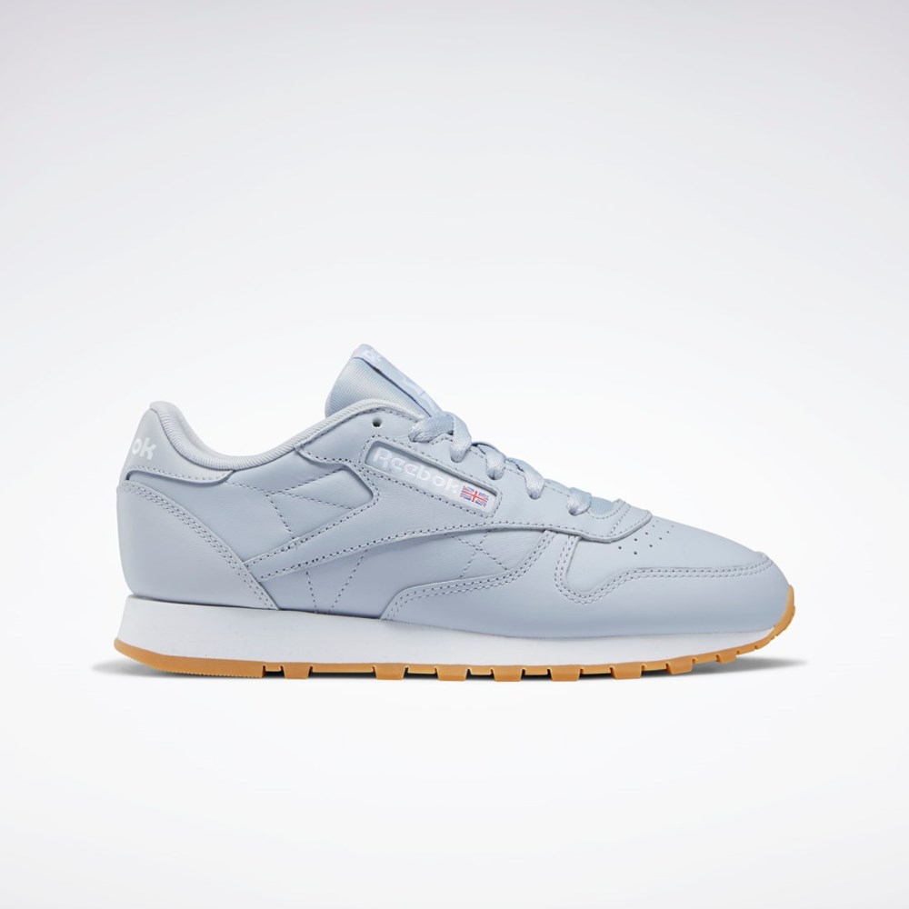 Reebok Classic Leather Shoes Gris Gris Blancas | 51AGCKXVD