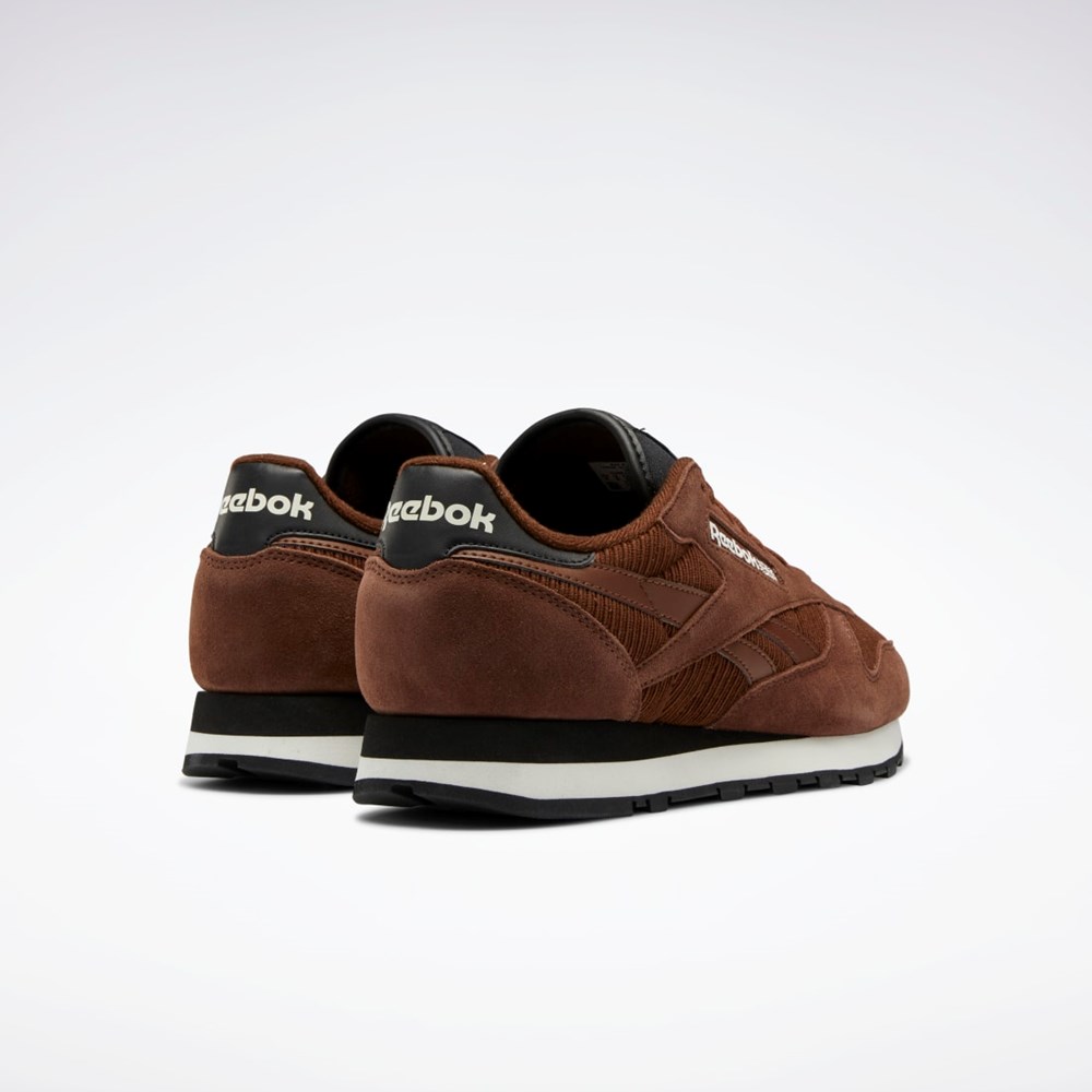 Reebok Classic Leather Shoes Marrones Negras | 23FXNMYTI