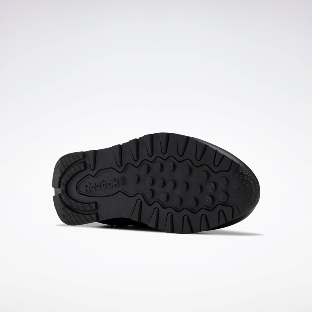 Reebok Classic Leather Shoes Negras Gris Negras | 18GQELHAY