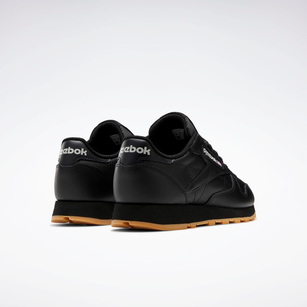 Reebok Classic Leather Shoes Negras Gris | 67ZATUBKQ