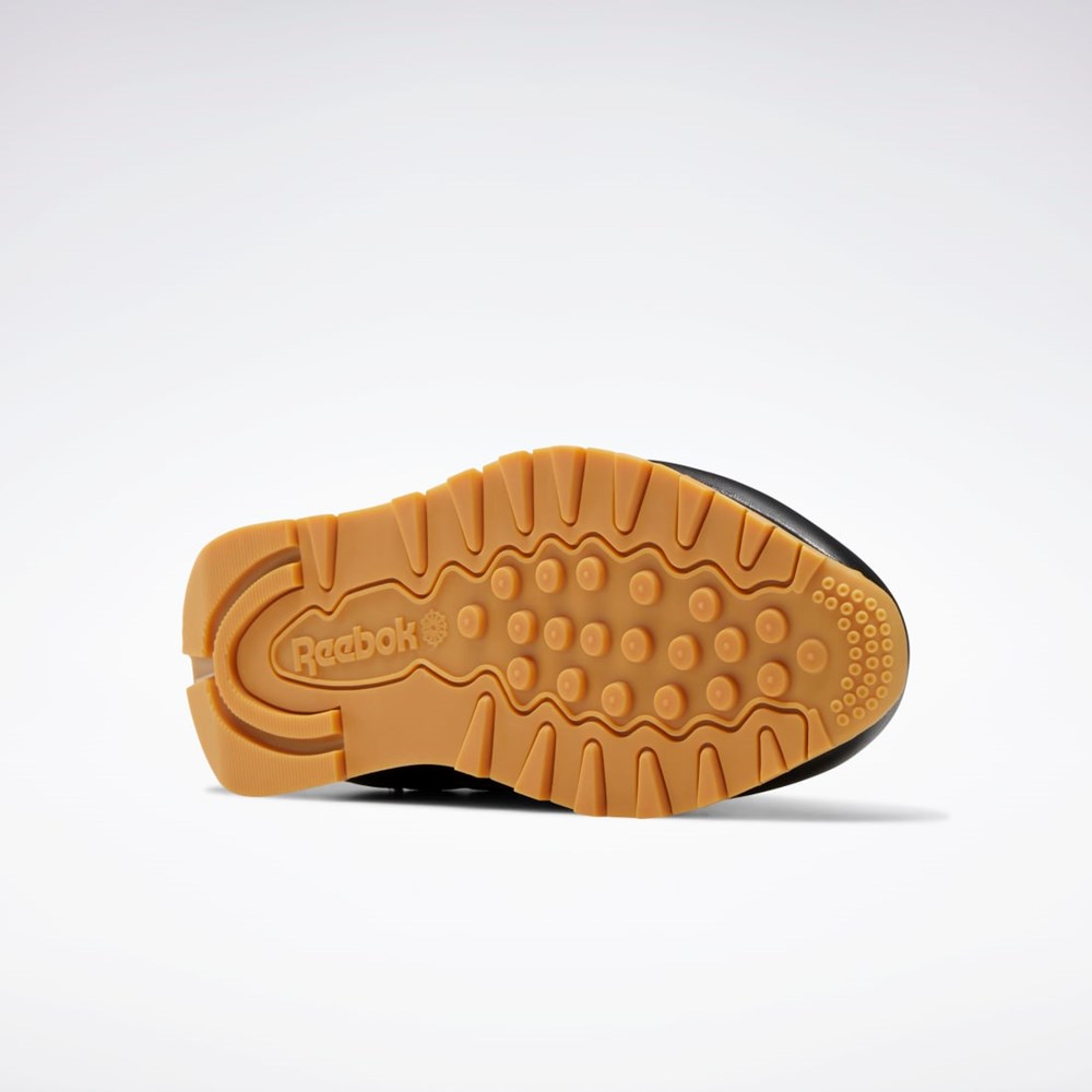 Reebok Classic Leather Shoes Negras Gris | 67ZATUBKQ