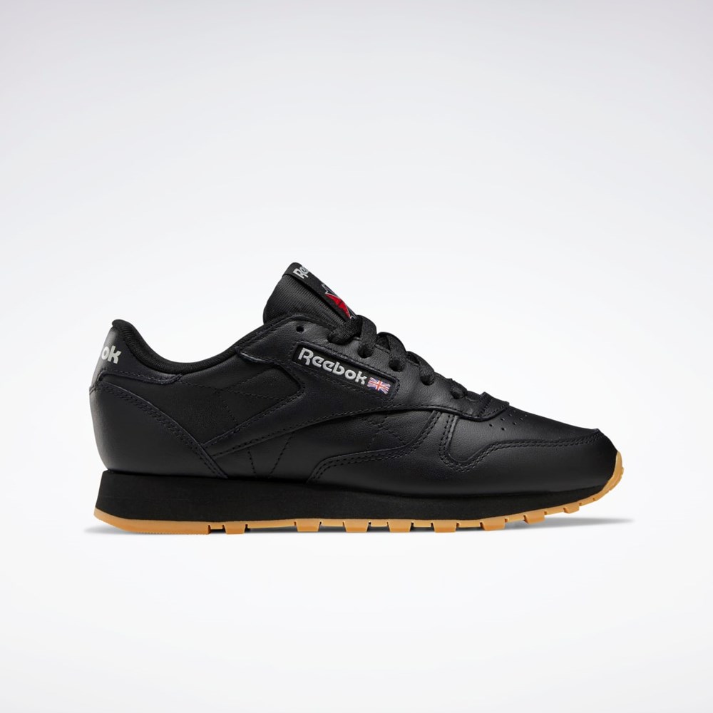 Reebok Classic Leather Shoes Negras Gris | 67ZATUBKQ
