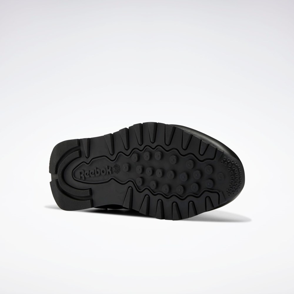Reebok Classic Leather Shoes Negras Negras Gris | 37AURLVDZ