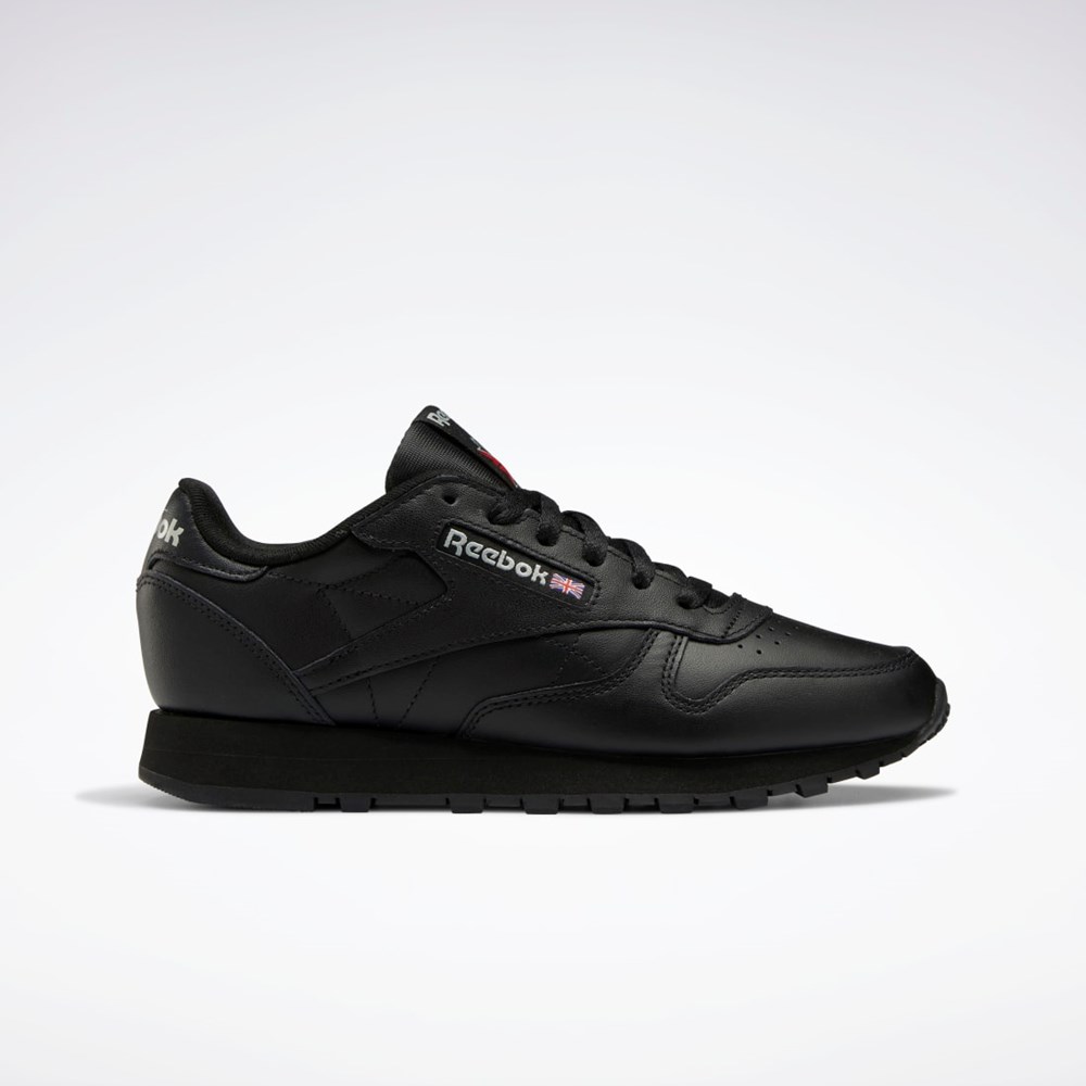 Reebok Classic Leather Shoes Negras Negras Gris | 37AURLVDZ