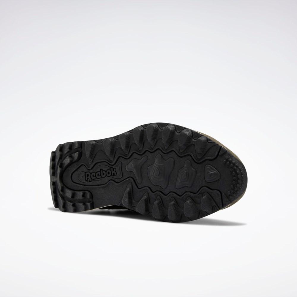 Reebok Classic Leather Shoes Negras Verde | 39ALUDQSO