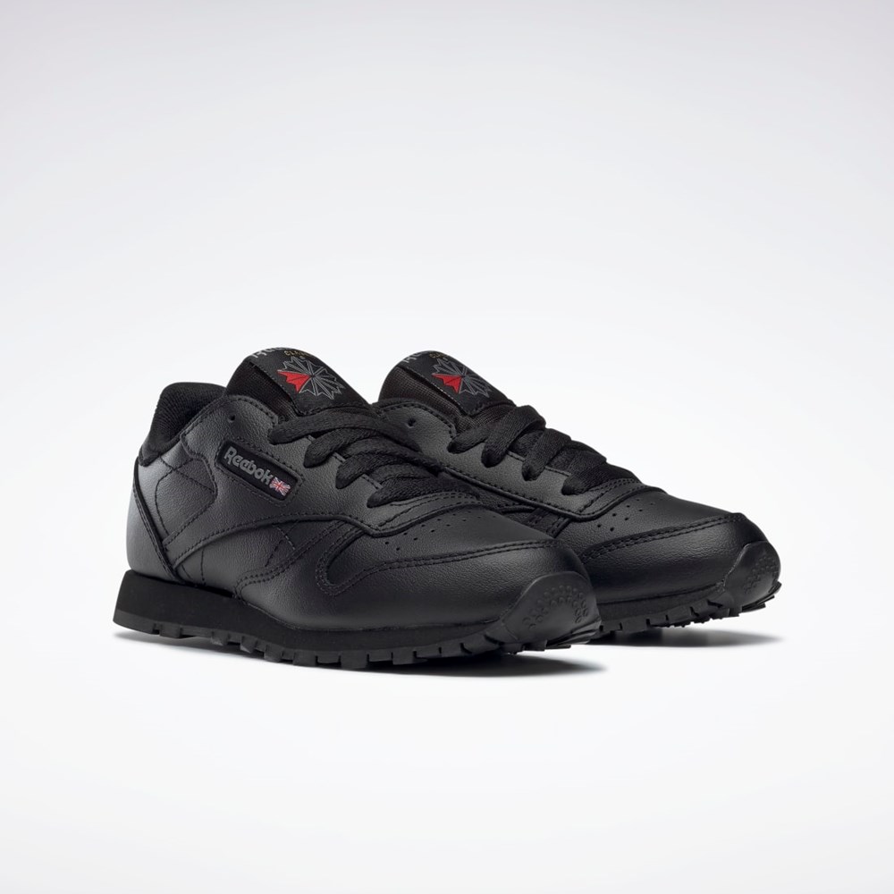 Reebok Classic Leather Shoes - Preschool Negras | 40MWCDVZH