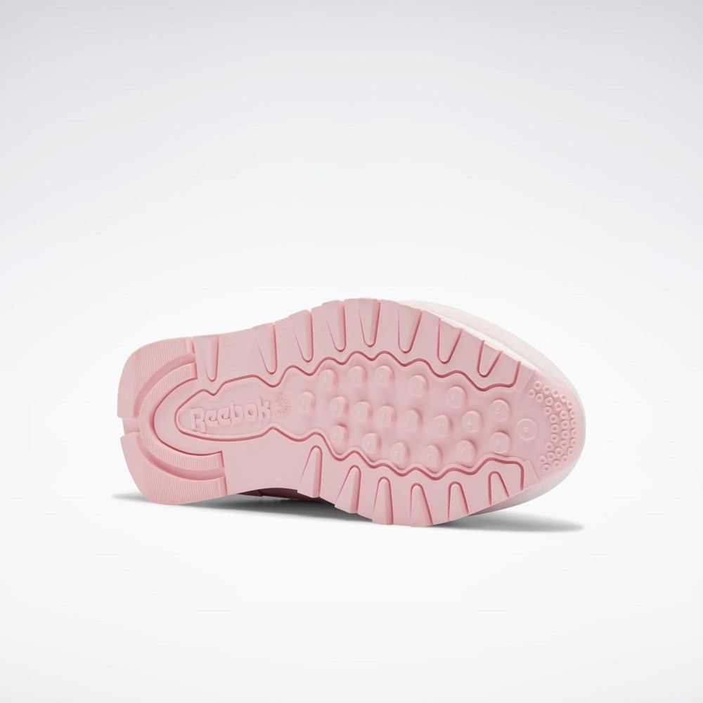 Reebok Classic Leather Shoes Rosas Rosas Blancas | 89LCARBNH
