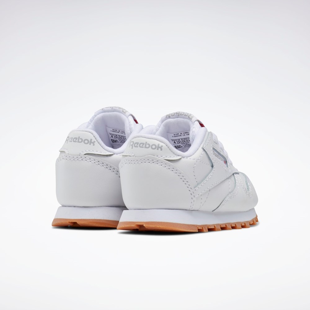 Reebok Classic Leather Shoes - Toddler Blancas Blancas | 16ZPMQFLA