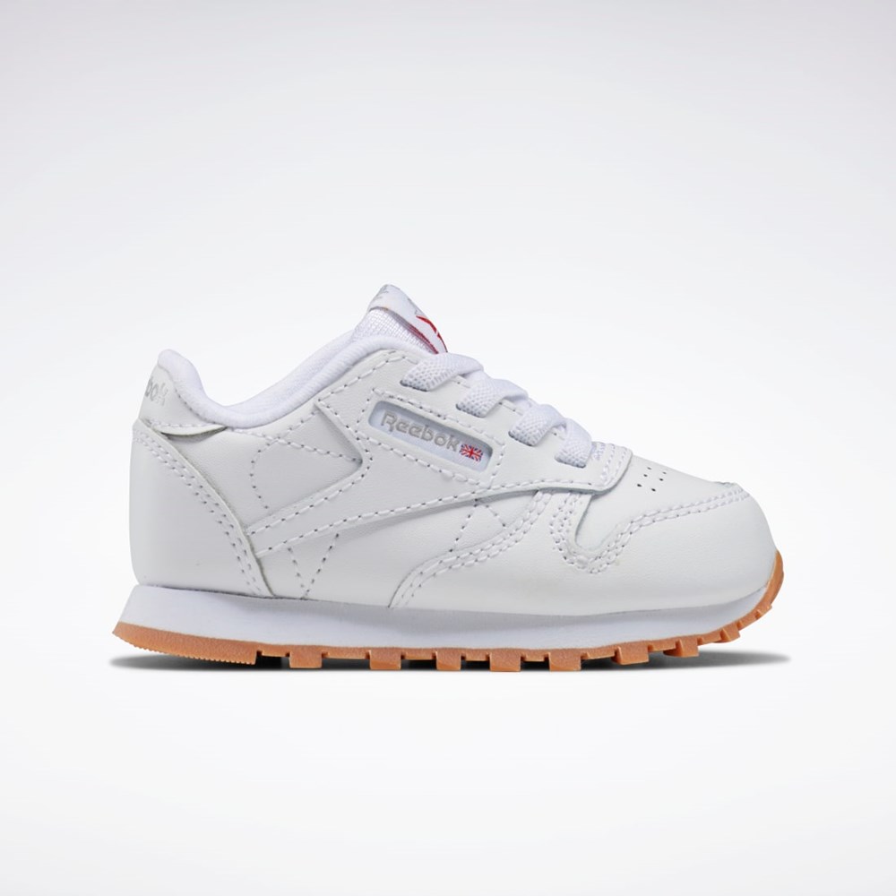 Reebok Classic Leather Shoes - Toddler Blancas Blancas | 16ZPMQFLA