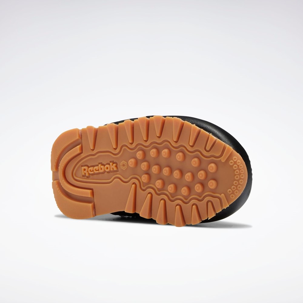 Reebok Classic Leather Shoes - Toddler Negras Negras | 91RPCNWBZ