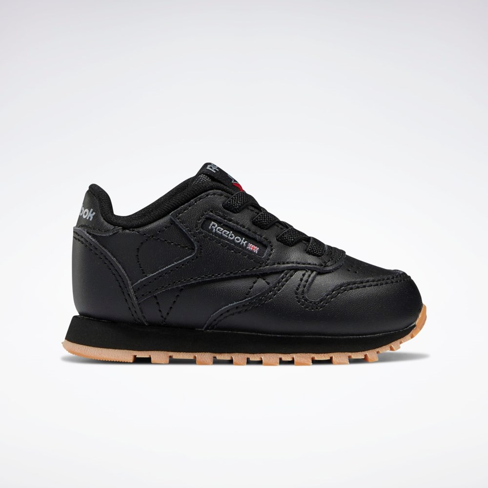 Reebok Classic Leather Shoes - Toddler Negras Negras | 91RPCNWBZ