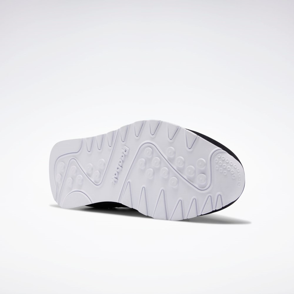 Reebok Classic Nylon Shoes Negras Negras Blancas | 14DVHAUBR
