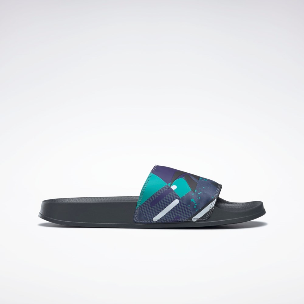 Reebok Classic Slides Negras Gris Gris | 84ZKFVLRM