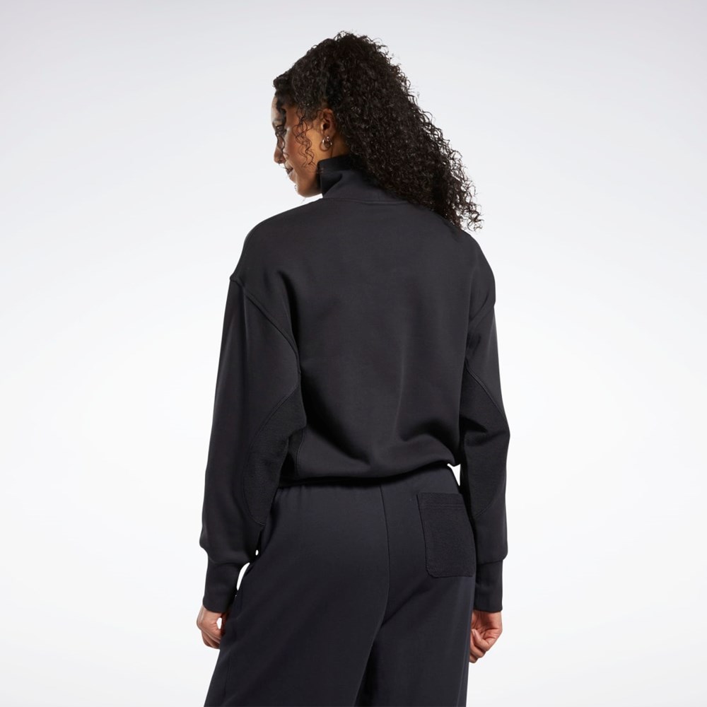 Reebok Classics Algodon French Terry Sweatshirt Negras | 73HQNVLUY