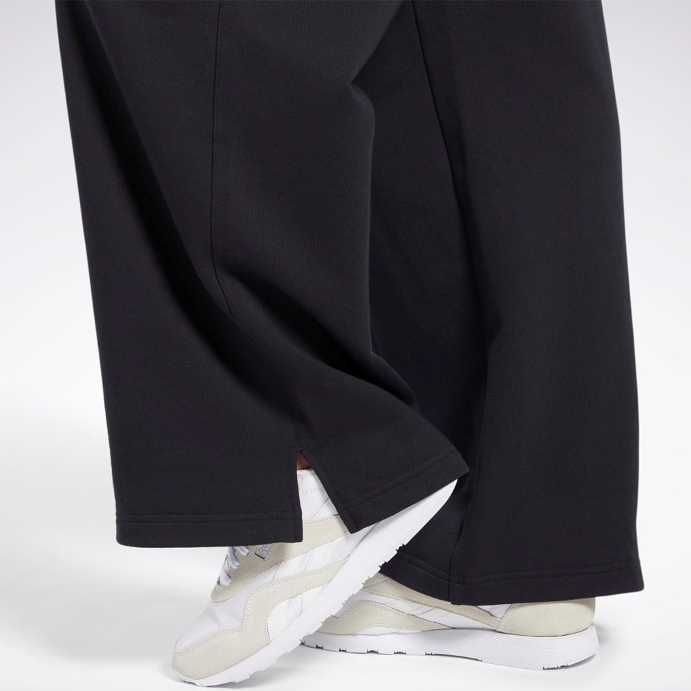 Reebok Classics Anchos-Leg Pants Negras | 89PAVEWSR