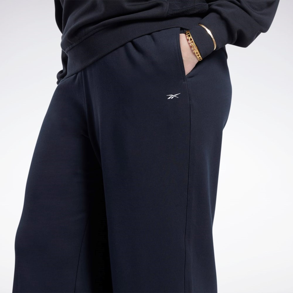 Reebok Classics Anchos-Leg Pants (Plus Size) Negras | 46BAIJPCF