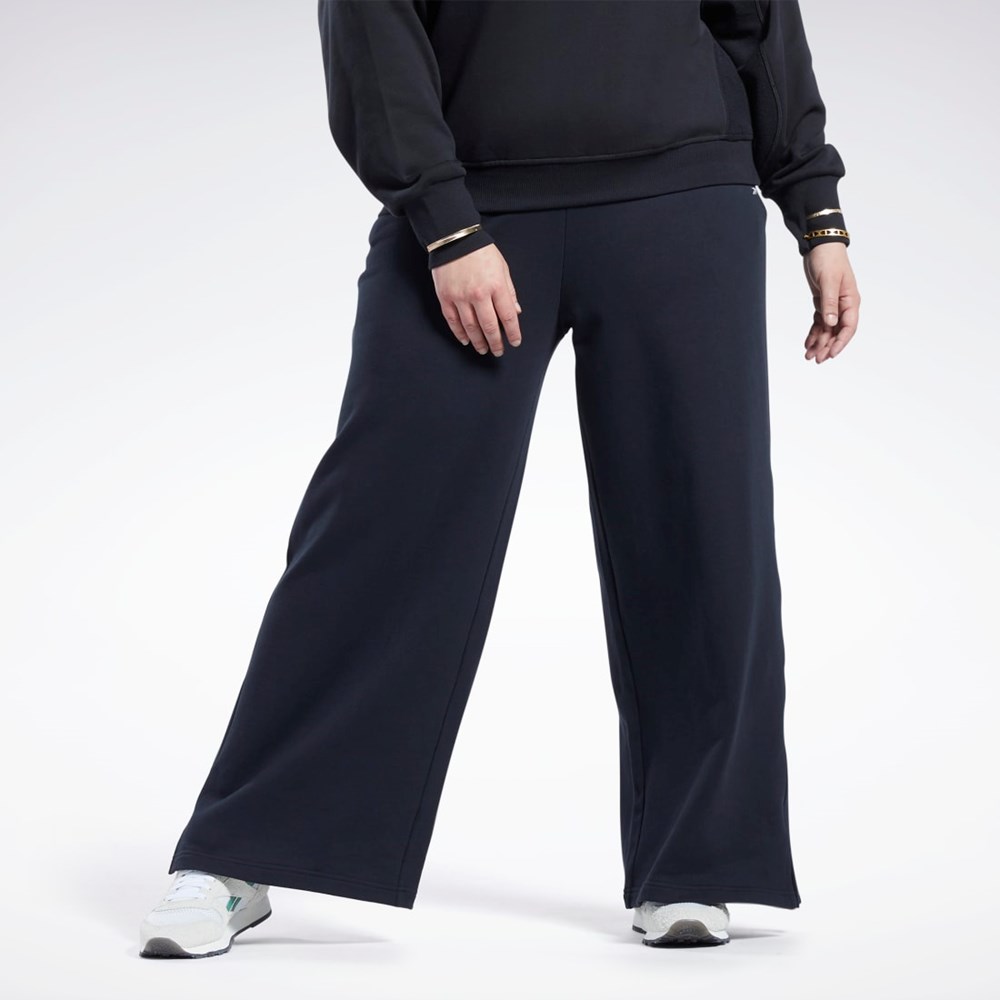 Reebok Classics Anchos-Leg Pants (Plus Size) Negras | 46BAIJPCF