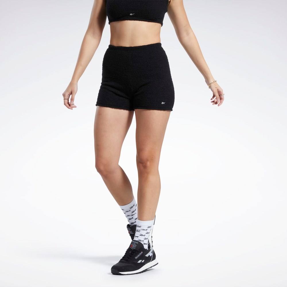 Reebok Classics Cozy Legging Shorts Negras | 65ZXRJYTW
