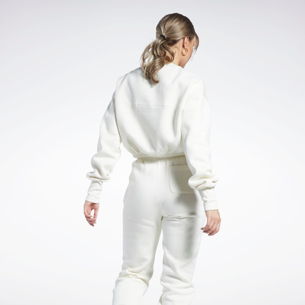 Reebok Classics Fleece Sweatshirt Blancas | 62PTNKBVA