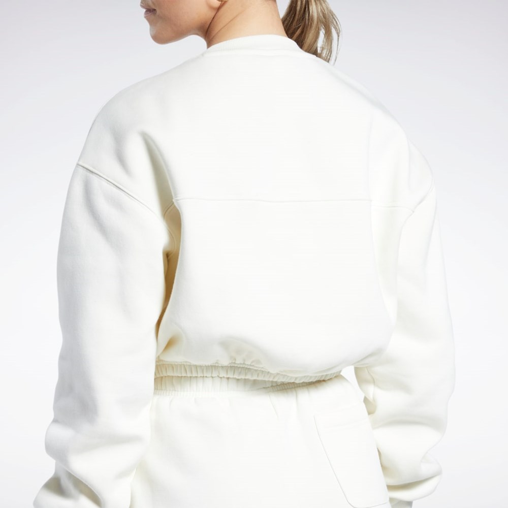 Reebok Classics Fleece Sweatshirt Blancas | 62PTNKBVA