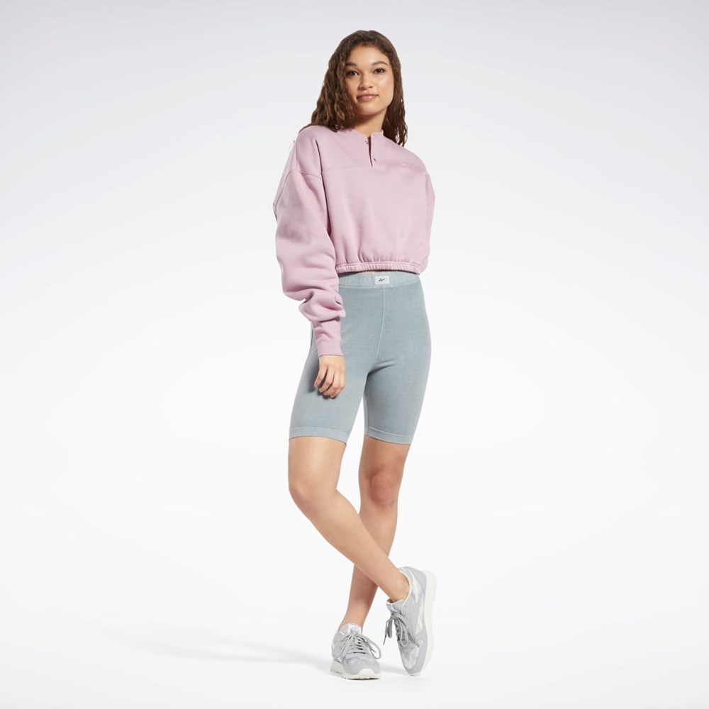 Reebok Classics Fleece Sweatshirt Infused Lilac | 20QJVZDON