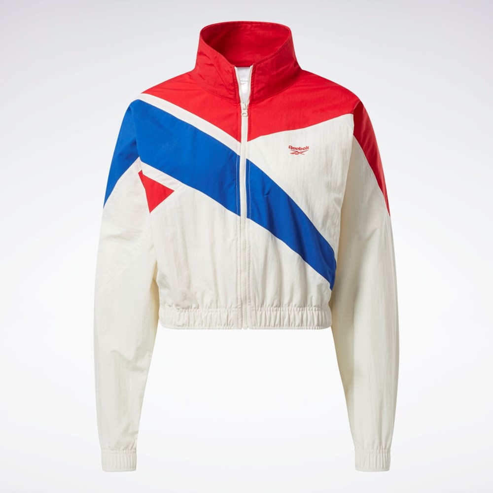 Reebok Classics Franchise Pista Jacket Blancas | 50QTHRGSL