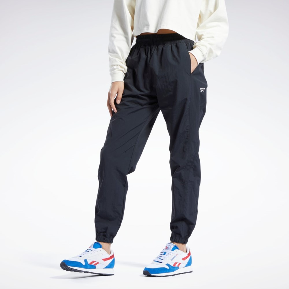Reebok Classics Franchise Pista Pants Negras | 53XKNUIAB