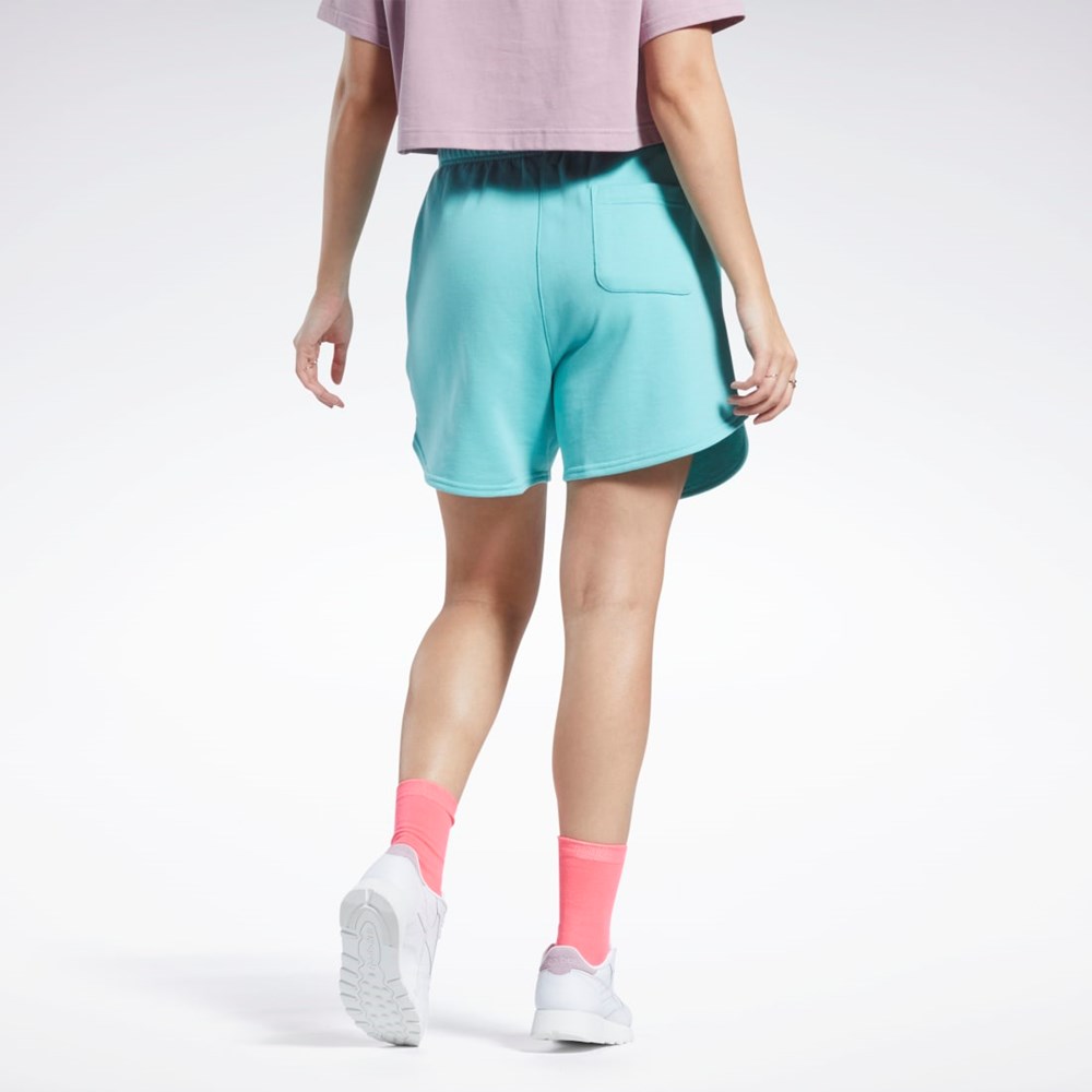 Reebok Classics Knit Shorts Semi Classic Teal | 24NGKIDCU