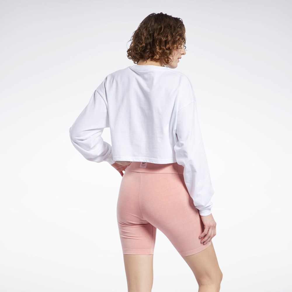 Reebok Classics Long Sleeve Shirt Blancas | 93WQXVSGC
