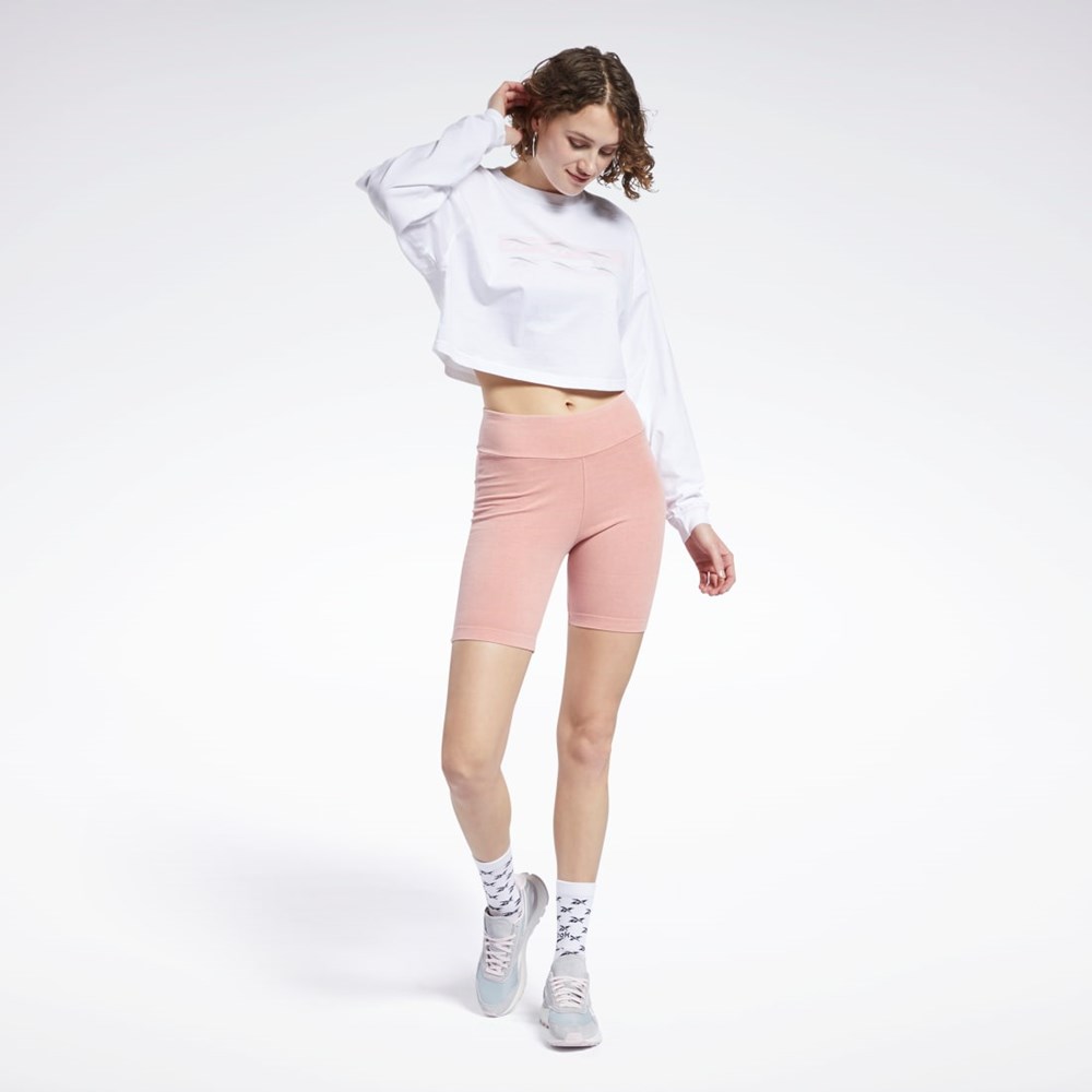 Reebok Classics Long Sleeve Shirt Blancas | 93WQXVSGC