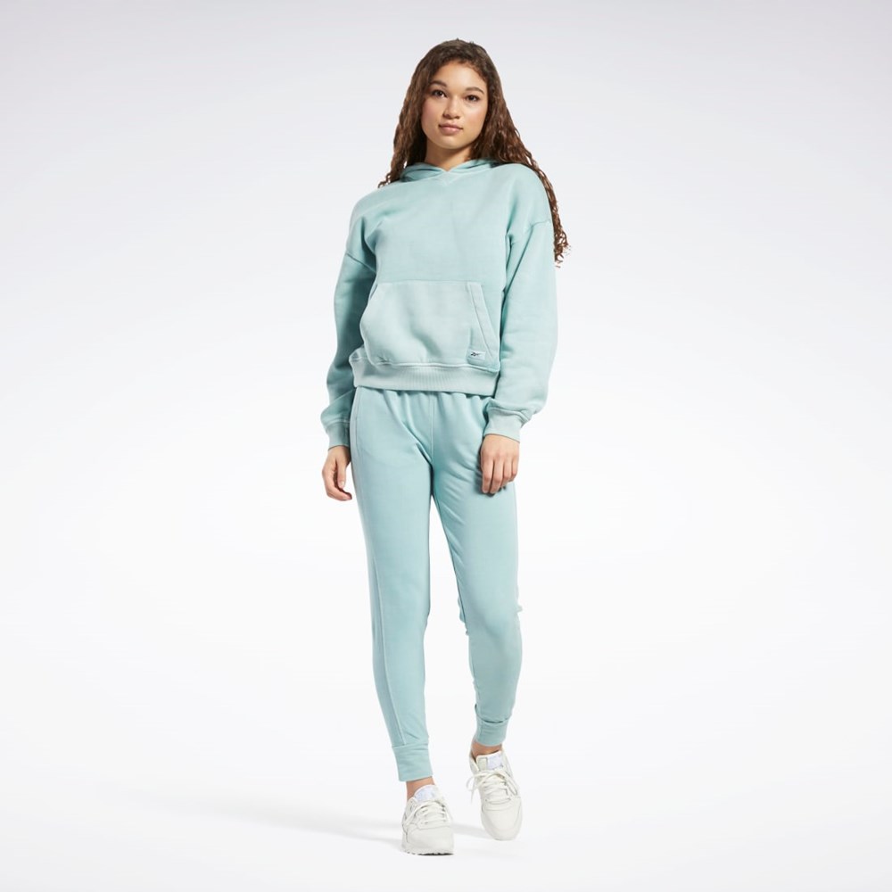 Reebok Classics Natural Dye Fleece Hoodie Gris | 79SNTDVRZ