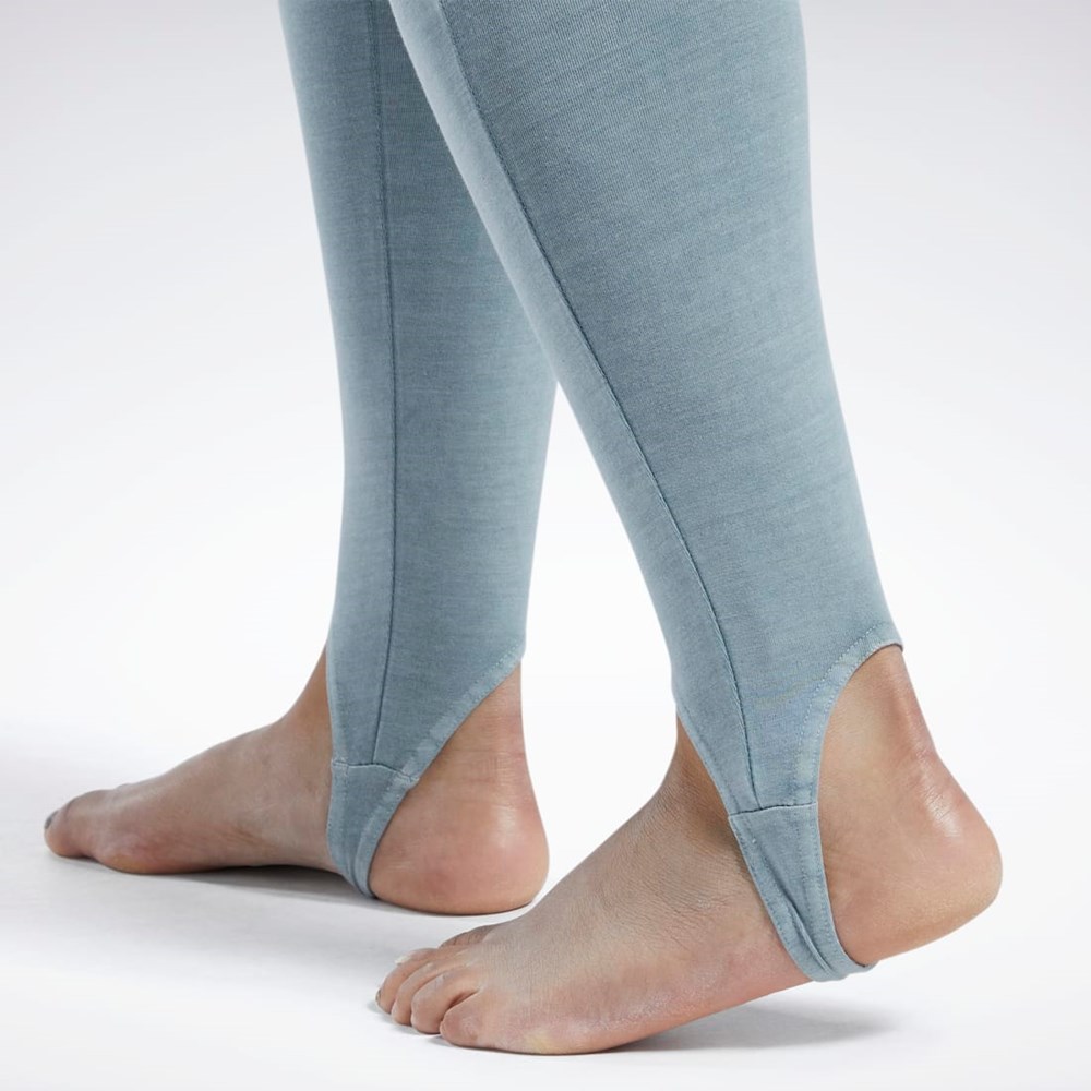 Reebok Classics Natural Dye Stirrup Leggings (Plus Size) Gris | 93TJWGDRP